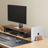Picture of UPERGO Vertical Laptop Stand for Desk, Laptop Holder to Dock MacBook, MacBook Pro and Other Laptops, Black Walnut Wood