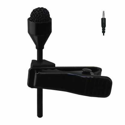 Picture of J K Pro MIC-J 044 Lavalier Lapel External Microphone Designed Compatible with Zoom TASCAM Recording Devices - Standard 1/8" TRS Plug