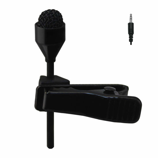 Picture of J K Pro MIC-J 044 Lavalier Lapel External Microphone Designed Compatible with Zoom TASCAM Recording Devices - Standard 1/8" TRS Plug