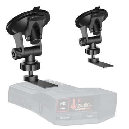 Picture of xsaaczm Super Radar Detector Mount,Super Car Windshield,Dashboard Suction Cup Bracket,Suitable for Radar Detector (for Uniden R7/R8 Radar)