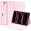 Picture of MMK for iPad Pro 11 inch Case with Keyboard 2024, for iPad 11 Pro Case with Keyboard Case (A3006 A2837 A2836) with Backlit BT Keyboard, for iPad Pro Keyboard Case 11 inch with Pencil Holder - Pink