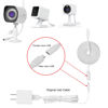 Picture of Uogw 2Pack 13.1ft/4m Micro USB Extension Cable Compatible with Zmodo,Wyze Cam V4,Wyze Cam OG,WYZE Cam Pan,Wyze Cam V3,Kasa Camera EC60,KC100,KC400,Male to Female Extender Cord,Flat Charging Cable
