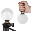 Picture of Besnfoto Crystal Ball Photography 80mm K9 Clear Lens Ball Sphere with Mini Tripod Base Stand Decorative Glass Props Ball with Padded Shockproof Sleeve Bag