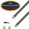 Picture of JMZLY RJ12 Cable Phone Cord RJ12 6P6C Male to Male Straight Wired for Both Data and Voice Use Black - 6.6Feet 3 Pack