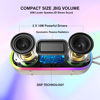 Picture of MEGUO Bluetooth Speakers,IPX7 Waterproof Speaker with 20W Powerful Sound,Portable Wireless Speakers with Extral Bass,for Beach Pool Camping Outdoors,Christmas/Birthday Gift for Men,Women (White)