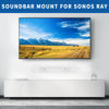 Picture of Soundbar Mount for Sonos Ray Wall Mount Bracket Easy to Install for Sonos Ray Mount Under TV - Heavy Duty Floating Sound Bar Mounts for Sonos Ray Essential Soundbar Wall Mount, White