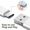 Picture of 6ft USB-C to USB-A Fast Charger Cable for iPad Pro, Galaxy, MacBook Air, Nintendo Switch, Pixel, LG, Sony, OnePlus