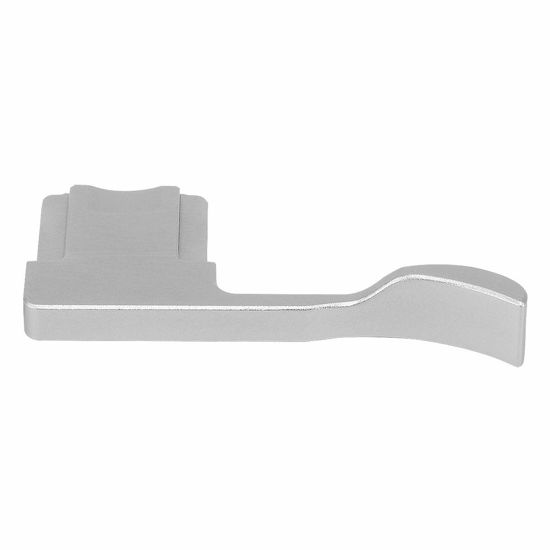 Picture of Haoge THB-GR3S Metal Hot Shoe Thumb Up Rest Hand Grip for RICOH GR III X GRIII GR3 GR3X Camera Silver