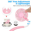Picture of Neck Fan Portable Neck Fans Rechargeable Personal Fans For Your Neck Wearable Fan Neck Air Conditioner Cooling Neck Fan With 360 Degree Rotation 2000mAh For Travel Sports Walking And Outdoor Working