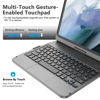 Picture of TQQ Touchpad Keyboard Case for 10th Generation(10.9", 2022), iPad 10th Generation Case with Keyboard-360° Rotatable Protective Cover for Latest iPad 10th Gen 10.9 inch 2022 (Gray)
