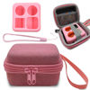 Picture of Hard Carrying Case and Silicone Skin Cover for YOTO Mini Screen-Free Bluetooth Audio Player, Compatible Accessories for Yoto Mini Make Your Own Card - Kids Screen-Free Bluetooth Audio Player (Pink)