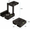 Picture of Universal Quick Release Plate, Z Flex Tilt Tripod Head, Aluminum Folding Tilt Head Camera Bracket Tripod Ball Head with Spirit Level for Nikon DSLR Camera