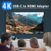 Picture of Herfair USB C to HDMI Adapter 4K, Type-C to HDMI Female Converter (Thunderbolt 3 Compatible) for MacBook Pro/Air, iPad Pro, Galaxy Phones, Huawei Mate60, More