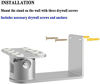 Picture of Echo Show 8 Wall Mount Stand Aluminum Swivel Stand, Stand for Amazon Echo Show 8, Horizontal 360 Rotation Longitudinal Angle Change Base White+Silver ES013-02