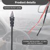 Picture of Hodeoo RJ11 Power Cord Compatible with Escort Radar Mirror Wire Detectors,Model (3005201M) Max 360C MaxCam Redline,Max Max2 Max 360,Inline Fuse,9500ix 8500x50 Redline