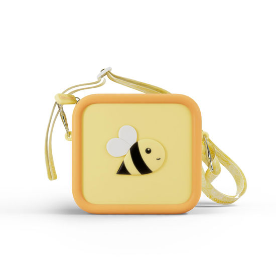 Picture of Kidamento Soft Silicone Camera Case - Durable and Adorably Stylish Bag - Promotes Comfort and Independence - Little Bee