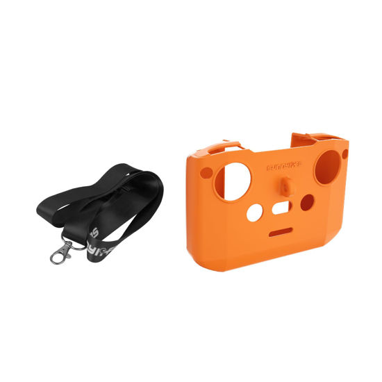 Picture of BTG RC-N1 N2 N3 Silicone Sleeve Protective Cover with Strap for DJI NEO/Air 3 3S/Mini 4K/Mavic 3/Mini 4 3 Pro Remote Controller Accessories (Orange)