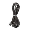 Picture of CableMod E-Series Pro ModMesh Sleeved 12VHPWR 90° StealthSense PCI-e Cable for EVGA G/G+ / P/P+ / T - Variant A (Black, 16-pin to Quad 8-pin, 60cm)