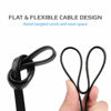 Picture of Keple 15m RJ11 Cable ADSL 50ft Extension Lead Phone Cord TelephonePlug Broadband Male to Male Router and Modem to RJ11 Phone Socket/Microfilter/Landline Wire (Black)