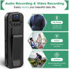 Picture of HKFUG Mini Body Camera HD 1080P Portable Video Recorder with 180° Rotatable Lens Wearable Camcorder with Night Vision Police Body cam for Sport/Delivery/Travel/Law Enforcement