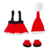 Picture of Jastore Christmas Newborn Baby Photo Shoot Props Outfits Crochet Clothes Santa Claus Red Hat Pants Photography Props