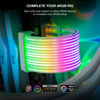 Picture of TECWARE Flex RGB, PSU Extension Cable Cover Kit, Light Up LED Strip Set for GPU and Motherboard PC Cables, 5V 3 Pin ARGB Sync, Compatible with 8-Pin, 16-Pin, 24-Pin, White