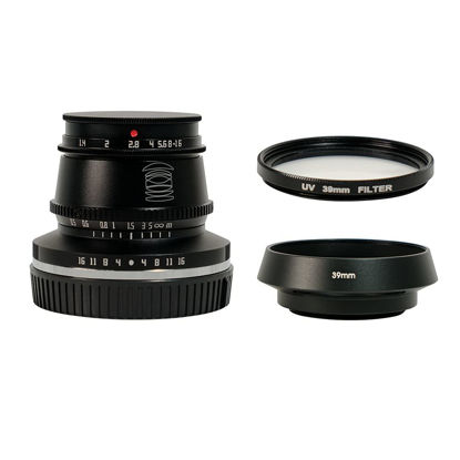 Picture of TTArtisan 35mm F1.4 APS-C Large Aperture Wide Angle Portrait Lens for Nikon Z Mount Camera Black Z6 Z7 ZFC