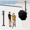 Picture of MSKIRA Photography Studio Ceiling Wall Mount with 1/4" to 3/8" Adapter, Camera Wall Mount Boom Arm Up to 30 inch for Photo Video Softbox,LED Ring Light, Monolight