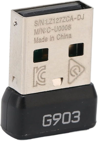 Picture of USB Mouse Receiver, 2.4G USB Dongle Mouse Receiver Adapter Replacement for Logitech Spectrum Mouse (G903)
