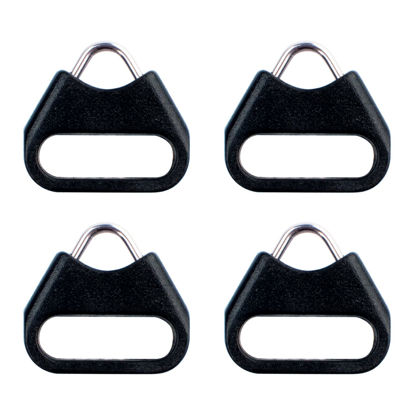 Picture of PIBIETTN Camera Strap Lug Ring,Triangle Spilt Ring Hook for Micro Single SLR DSLR Mirrorless Cameras (2 Pairs)
