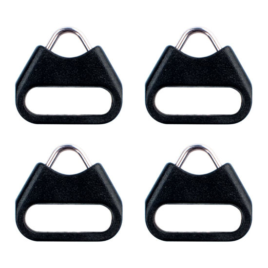 Picture of PIBIETTN Camera Strap Lug Ring,Triangle Spilt Ring Hook for Micro Single SLR DSLR Mirrorless Cameras (2 Pairs)