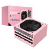 Picture of Vetroo 1000W Pink Power Supply ATX 3.1 Ready Dual PCIe 5.1, 80 Plus Gold Full Modular, Japanese 105°C Capacitors, Eco Mode with 120mm FDB Fan, Compact Size, 10 Year After-Sales Service