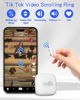 Picture of Zttopo TikTok Scrolling Ring, TIK Tok Bluetooth Remote Control, Kindle APP Page Turner with Carrying Case, Camera Photo Clicker for iPhone, iPad, iOS, Android-White
