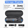 Picture of Flymile Carrying Case for DJI OSMO Pocket 3, Portable Nylon Storage Bag,Pocket 3 Bag With Carabiner & Wrist Strap Accessories(Black)