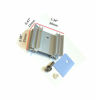 Picture of Easycargo TO-220 TO-247 Heatsink + Insulator/Mounting kit (Screw+Washer+Bushing+Insulator Rubberized Silicone+ Heatsink TO-220) for LM78XX Voltage Regulator, Power MOSFET Transistor 25mmx34mmx12mm