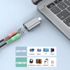 Picture of Pastall USB C to 3.5mm Audio Adapter, Typec to Aux Adapter,Typec Sound Card,Usbc to Headphone Jack Adapter for PS4/PS5/Headphone/Mac/Linux/Laptop/Desktops/Docking Station