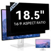 Picture of [2-Pack] 18.5 Inch Computer Privacy Screen for 16:9 Aspect Ratio Widescreen Monitor, Eye Protection Anti Glare Blue Light Computer Monitor Privacy Filter, Removable Anti-Scratch Screen Protector Film