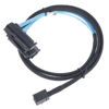Picture of EDIMS Mini SAS to SAS Cable Breakout Internal Fan-Out HD SFF-8643 to SFF-8482 29Pin with Sata Power for Raid Controller to HDD 1M Length