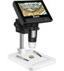 Picture of Coin Microscope, Dcorn 4.3" LCD Digital Microscope for Coin Collection Supplies,10X-1000X Coin Magnifier with 8 Adjustable LED Lights for Kids/Adults Coin Error Observation, Windows Compatible