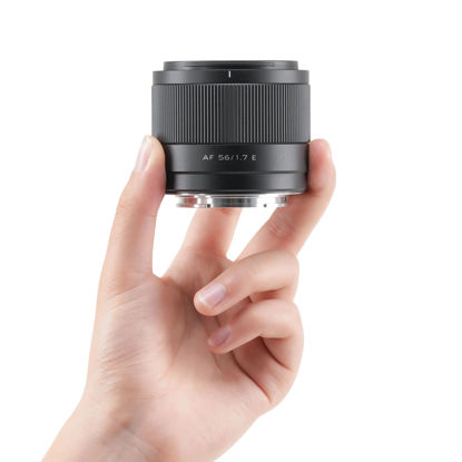 Picture of VILTROX AF 56mm F1.7 E Mount Lens for Sony, 56mm f/1.7 APS-C Auto Focus Prime Lens for Sony E Mount Mirrorless Cameras a6000 ZV-E10 a6600 a6400 a6700 a6300 a6100 a5000 a7iv a9 a7C a7S