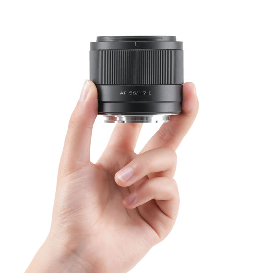 Picture of VILTROX AF 56mm F1.7 E Mount Lens for Sony, 56mm f/1.7 APS-C Auto Focus Prime Lens for Sony E Mount Mirrorless Cameras a6000 ZV-E10 a6600 a6400 a6700 a6300 a6100 a5000 a7iv a9 a7C a7S