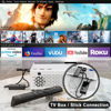 Picture of Mini Projector, 1080P Full HD Supported Mini Projector, Portable Home Movie Theater Projector Compatible with TV Stick Smartphone & Tablet PC HDMI USB AV TF