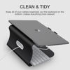 Picture of Bestand Laptop Stand, Aluminum Notebook Holder Riser Heat-Vent for MacBook Air/Pro, Dell, HP, Lenovo, Microsoft Surface, Samsung 11-16 inches Notebook (Black)