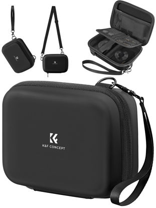 Picture of K&F Concept Digital Camera Case, Protective Camera Bag, Lightweight Camera Sling Bag Compatible with Kodak Pixpro/Canon PowerShot/Canon Ivy Mini/Canon Ivy 2 Mini for Travel - Black