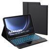 Picture of for Samsung Galaxy Tab S9 FE+/ S9+ /S10+ 12.4 inch Keyboard Case: 7 Color Backlit Detachable Smart Tablet Keyboard Cover with Touchpad - Tab S9 FE Plus / S9 Plus 12.4" Keyboard Case with S Pen Holder
