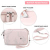 Picture of Supmay Hard Carrying Case for Fujifilm Instax Mini EVO Instant Camera, Instax Mini Printer Travel Storage Case with Zipper Mesh Pocket Can Store USB Cables, Film or Other Small Accessories, Pink