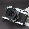 Picture of Haoge Square Metal Lens Hood for Voigtlander 35mm F2.0 35mm F1.5 28mm F2.0 Type I & II Ultron Aspherical Vintage Line VM Mount Lens LH-VM13P Bayonet Design Replace LH-12 LH-4N