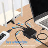 Picture of SinLoon RJ45 Network Splitter Adapter, Ethernet Cable Splitter, 1 to 4 Internet Splitter 100Mbps High Speed LAN Network Splitter,4 Devices Share The Internet at The Same Time (Black Female 1 to 4)