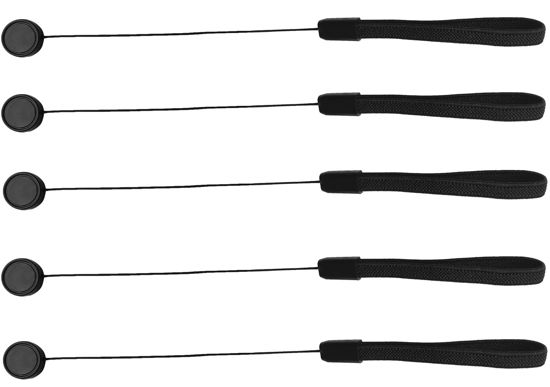 Picture of 5 Pcs Lens Cap Keeper,Camera Lens Cover Leash for Fuji Fujifilm X-T5 X-T4 X-T3 X-T2 X-S20 X-S10 X-T30 X-T20 X-T200 X-H1 X-H2 X-H2S X-PRO3 PRO2 X-E4 X-E3 X-A7 X-A5 Camera(for Accessories),Hxdzieory