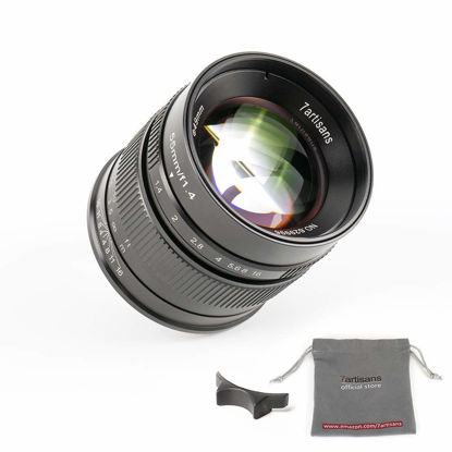 Picture of 7artisans 55mm F1.4 APS-C Manual Fixed Lens for M4/3 Mount Cameras Panasonic G1 G2 G3 G4 G5 G6 G7 GF1 GF2 GF3 GF5 GF6 GM1 Olympus EMP1 EPM2 E-PL1 E-PL2 E-PL3 E-PL5